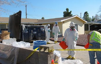 Una decontaminazione da mercurio realizzata dall'Epa in Nevada