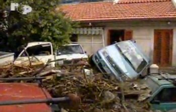 Messina Un fermo-immagine dell'alluvione