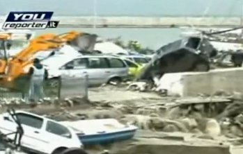 Frana Ischia Uno snapshot del video di You Reporter