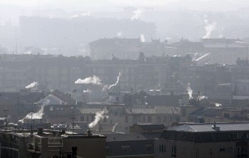 La cappa di smog di Milano