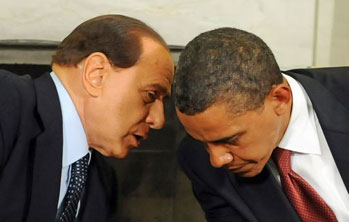berlusconi-e-obama Berlusconi e Obama